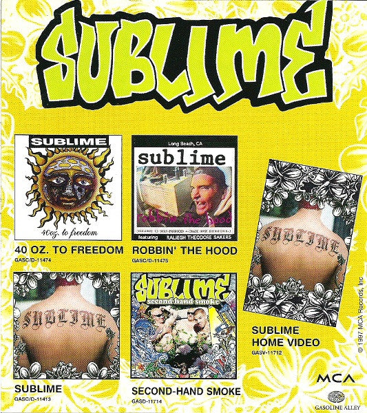 Sublime (2) : Robbin' The Hood (CD, Album, RE)