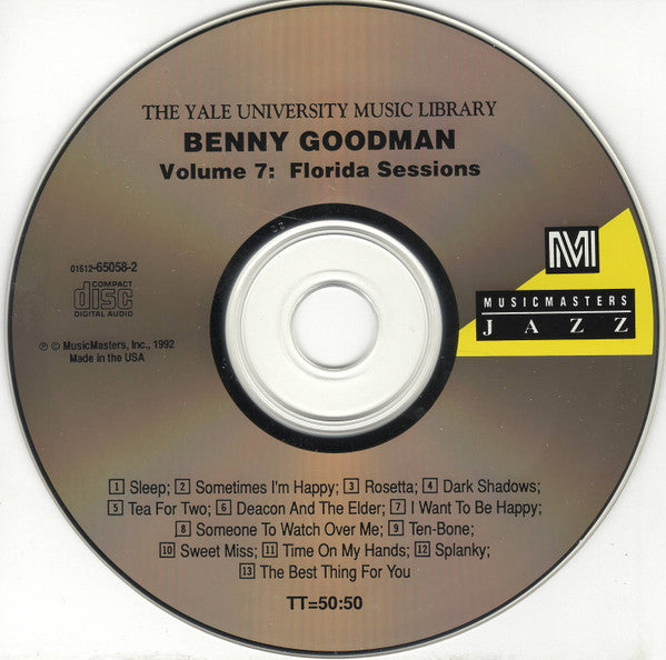 Benny Goodman : Florida Sessions (CD, Album)