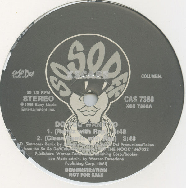 Xscape : Do You Want To (Remix) (12", Promo)