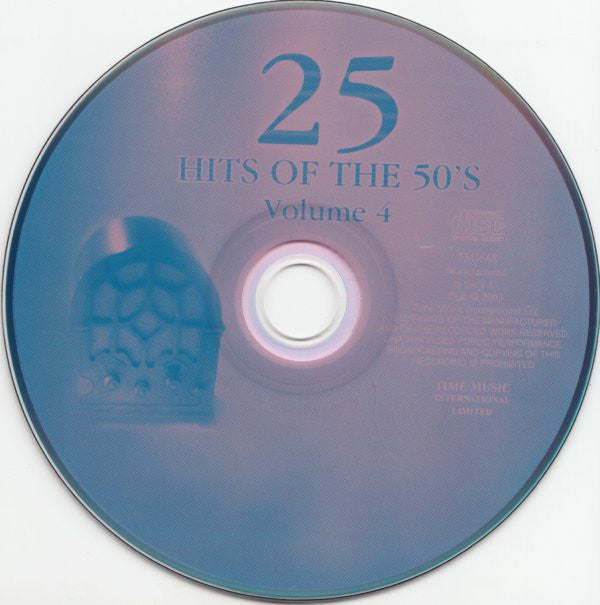 Various : 25 Hits Of The 50's - Volume 4 (CD, Comp)