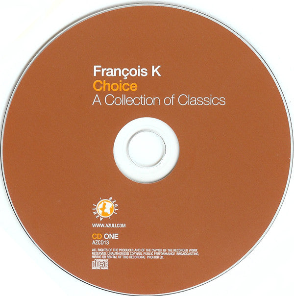 François Kevorkian : Choice (A Collection Of Classics) (2xCD, Comp)