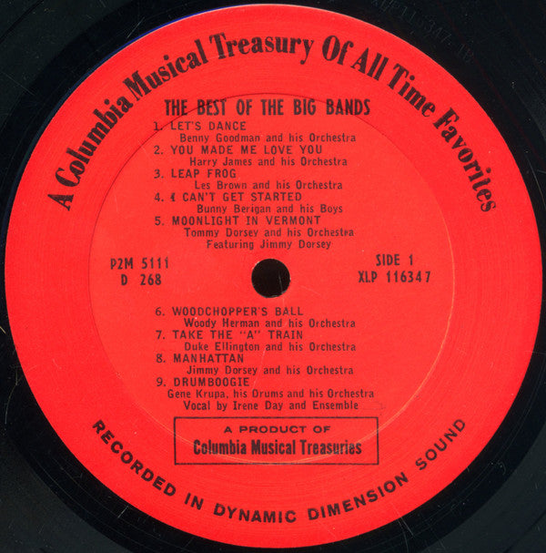 Various : The Best Of The Big Bands (2xLP, Comp)