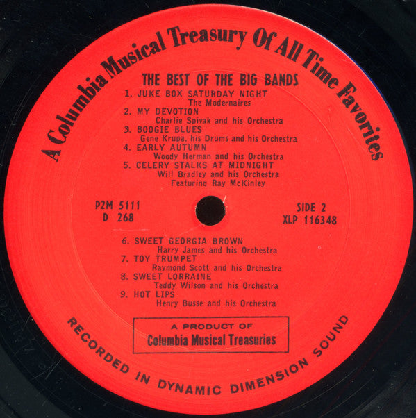 Various : The Best Of The Big Bands (2xLP, Comp)