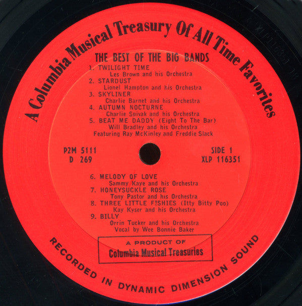 Various : The Best Of The Big Bands (2xLP, Comp)
