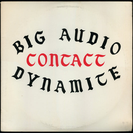 Big Audio Dynamite : Contact (12", Promo)