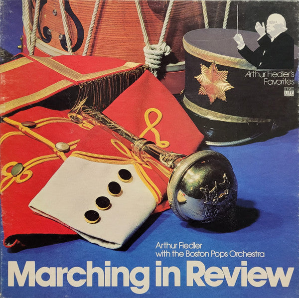 Arthur Fiedler With The Boston Pops Orchestra : Marching in Review (3xLP + Box, Comp)