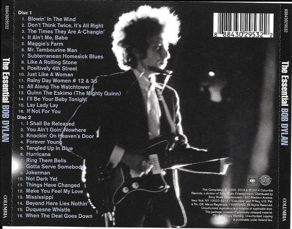 Bob Dylan : The Essential Bob Dylan (2xCD, Comp, Ltd, RM)