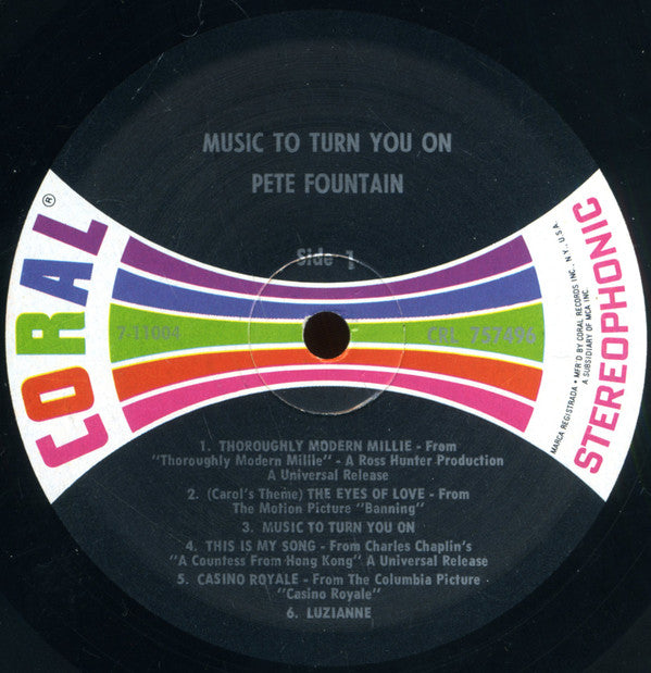 Pete Fountain : Music To Turn You On (LP, Pin)