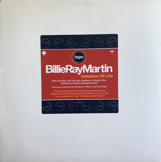 Billie Ray Martin : Imitation Of Life (12", Promo)