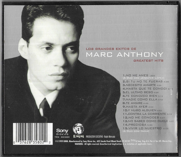 Marc Anthony : Desde Un Principio / From The Beginning (CD, Comp)