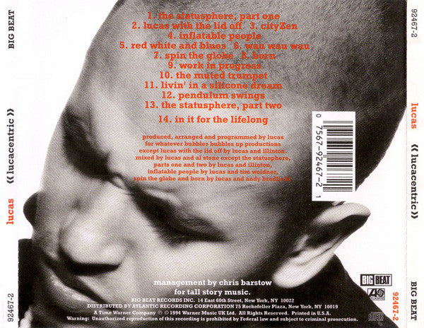Lucas (2) : Lucacentric (CD, Album)