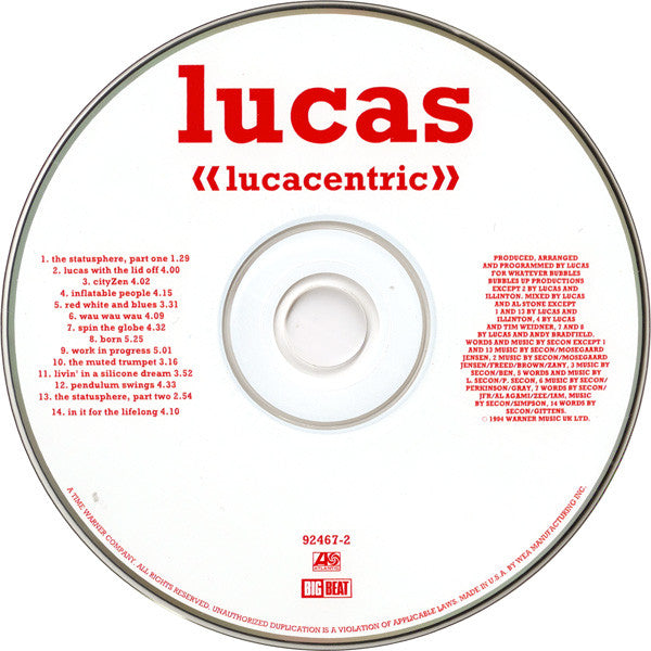 Lucas (2) : Lucacentric (CD, Album)