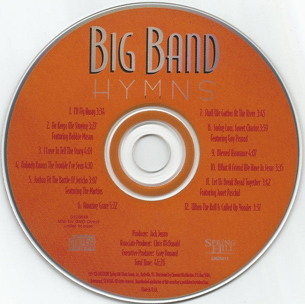 The Chris McDonald Orchestra : Big Band Hymns (CD, Club)