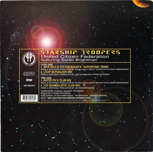 United Citizen Federation : Starship Troopers (12")