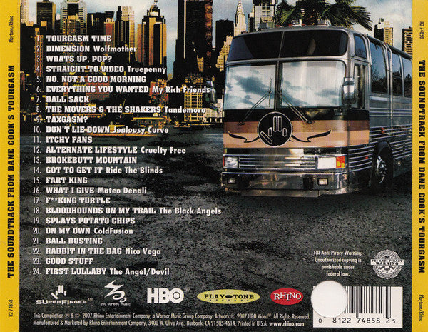 Various : The Soundtrack From Dane Cook's Tourgasm (CD, Comp)
