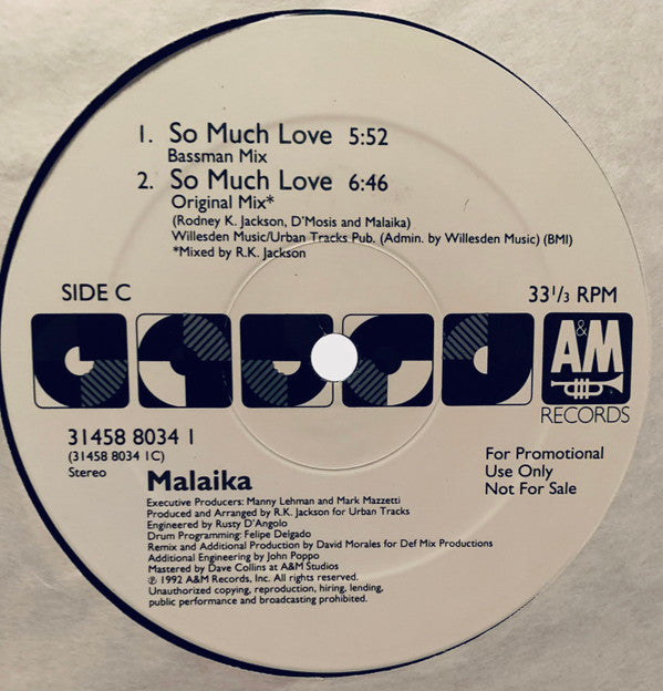 Malaika : So Much Love (2x12", Gat)