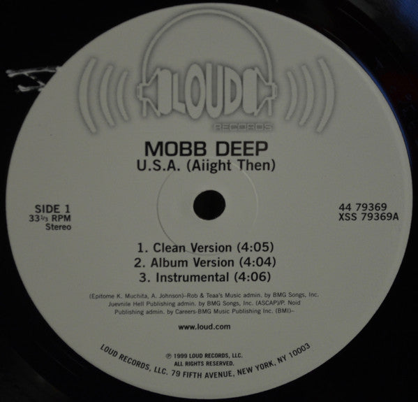 Mobb Deep : U.S.A. (Aiight Then) (12")