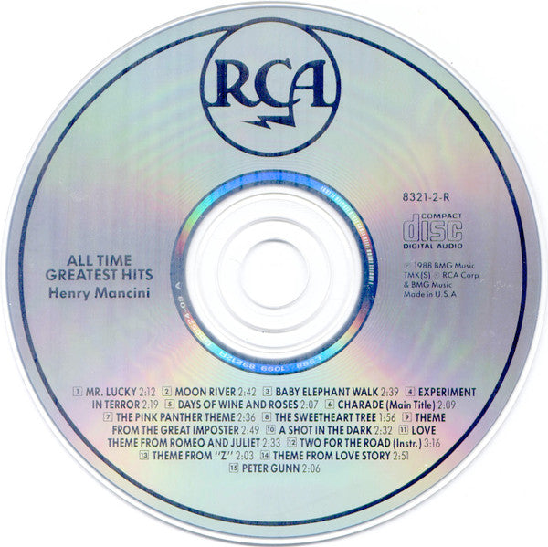 Henry Mancini : All Time Greatest Hits (CD, Comp, RE, RM)