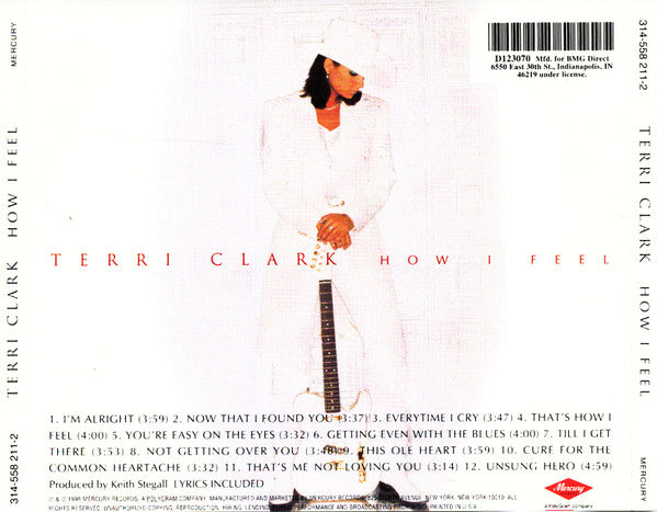 Terri Clark : How I Feel (CD, Album, Club)