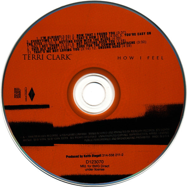 Terri Clark : How I Feel (CD, Album, Club)