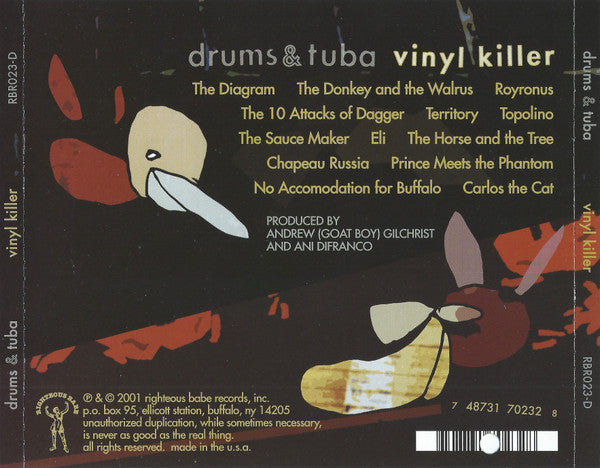 Drums & Tuba : Vinyl Killer (CD, Album)