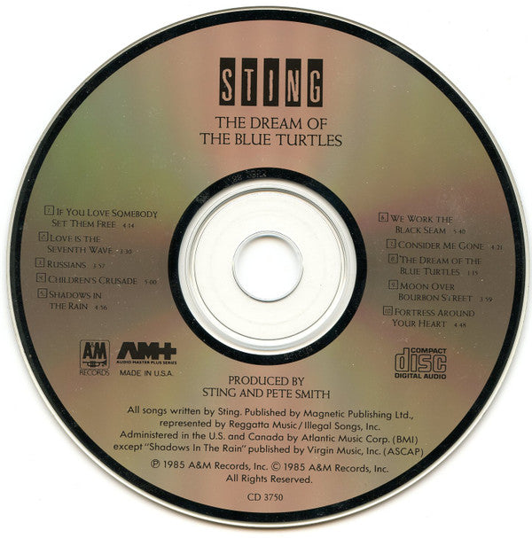 Sting : The Dream Of The Blue Turtles (CD, Album, RE)