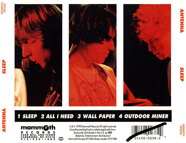 Antenna (6) : Sleep (CD, Single)