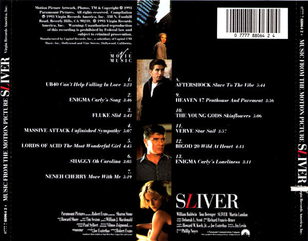 Various : Sliver (Music From The Motion Picture) (CD, Comp)