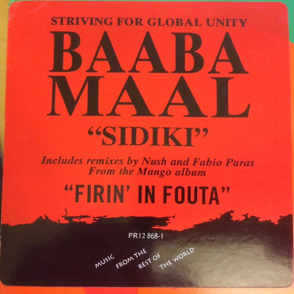 Baaba Maal : Sidiki (12")