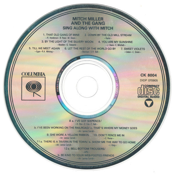 Mitch Miller And The Gang : Sing Along With Mitch (CD, Album, RE)