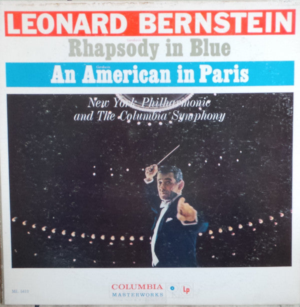 George Gershwin, Leonard Bernstein : Rhapsody In Blue / An American In Paris (LP, Mono)