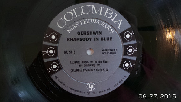 George Gershwin, Leonard Bernstein : Rhapsody In Blue / An American In Paris (LP, Mono)