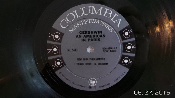 George Gershwin, Leonard Bernstein : Rhapsody In Blue / An American In Paris (LP, Mono)
