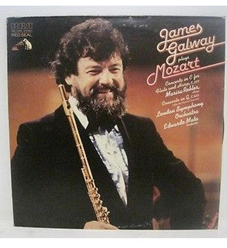 Wolfgang Amadeus Mozart, James Galway : James Galway Plays Mozart (LP, Album, RE)