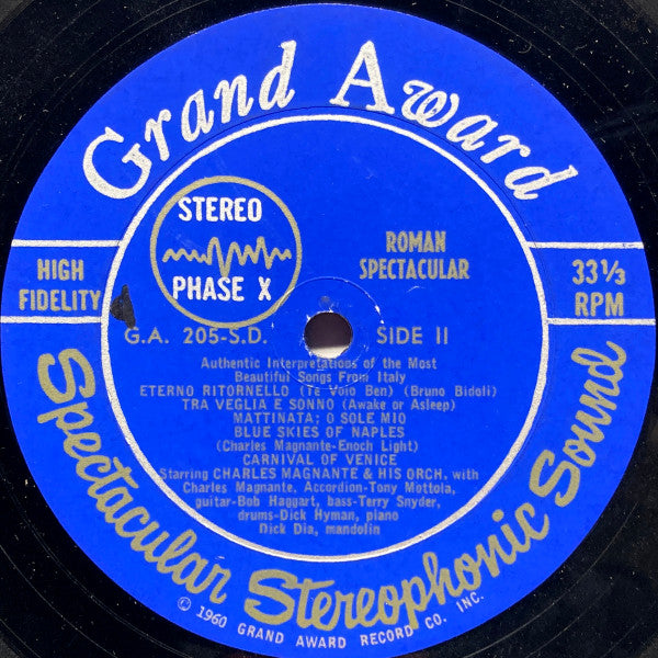 Charles Magnante And His Orchestra : Roman Spectacular (LP, Album)