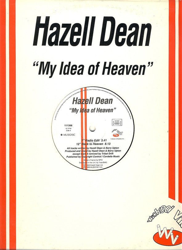 Hazell Dean : My Idea Of Heaven (12")