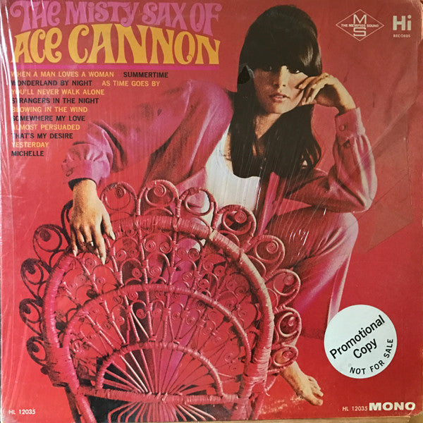 Ace Cannon : The Misty Sax Of Ace Cannon (LP, Album, Mono)