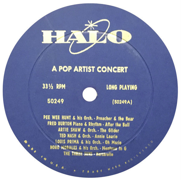 Various : A Pop Artist Concert (LP, Comp)