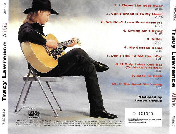 Tracy Lawrence : Alibis (CD, Album, Club)