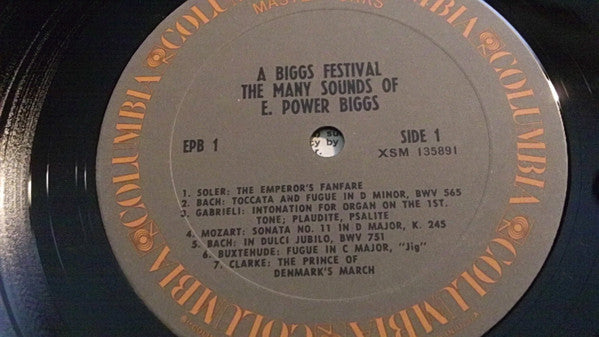 E. Power Biggs : A Biggs Festival - The Many Sounds Of E. Power Biggs (LP, Comp, RE)