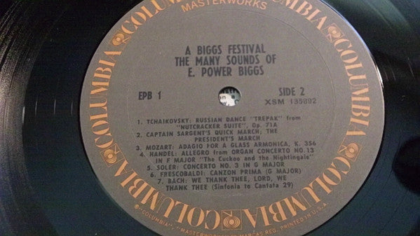 E. Power Biggs : A Biggs Festival - The Many Sounds Of E. Power Biggs (LP, Comp, RE)
