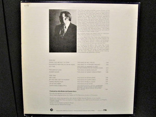 Paul Frees : Paul Frees And The Poster People (LP)