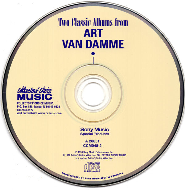 Art Van Damme : Two Classic Albums From Art Van Damme: Once Over Lightly / Manhattan Time (CD, Comp)