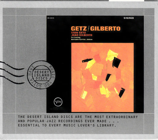 Stan Getz And João Gilberto Featuring Antonio Carlos Jobim : Getz / Gilberto (CD, Album, RE)