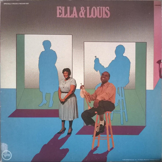 Ella Fitzgerald & Louis Armstrong : Ella & Louis (2xLP, Comp, Gat)