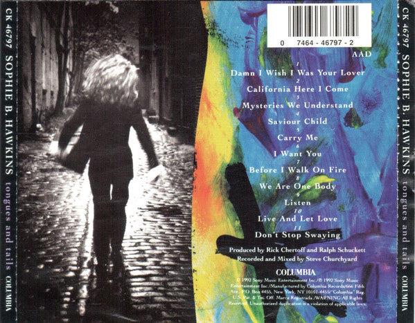 Sophie B. Hawkins : Tongues And Tails (CD, Album, RP)