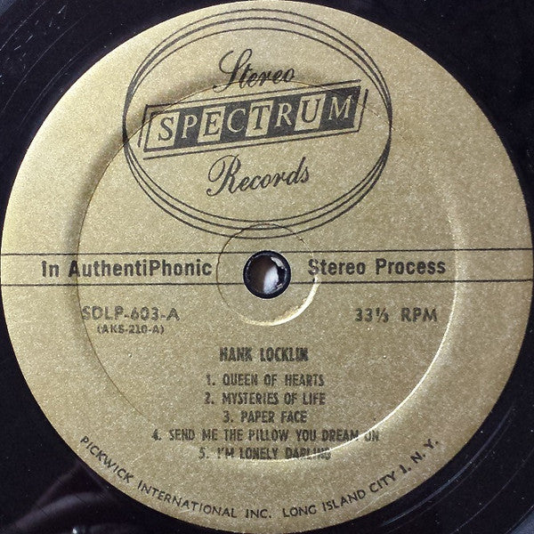 Hank Locklin : Original Country And Western Stars Hank Locklin (LP)