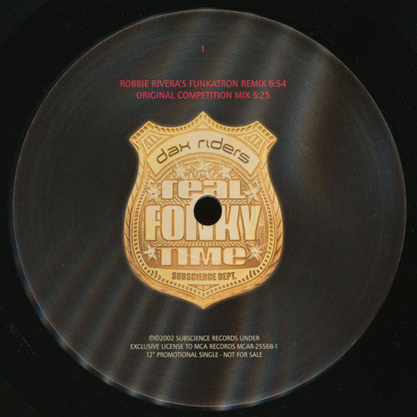 Dax Riders : Real Fonky Time (12", Promo)