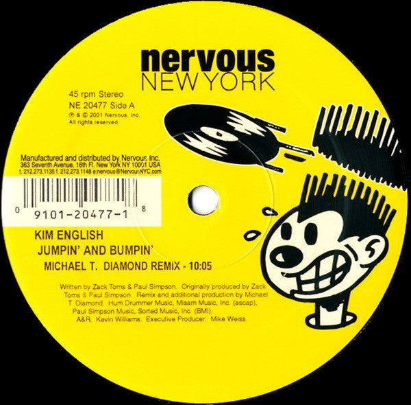 Kim English : Jumpin' And Bumpin' (Michael T. Diamond Remix) (12")