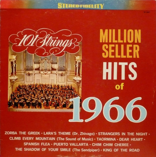 101 Strings : Million Seller Hits Of 1966 (LP, Album)